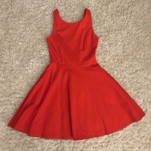 Red Skater Dress from Lulus